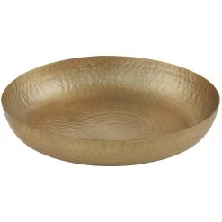 American Metalcraft ASEAG12 Gold Hammered 12 X 2" Seafood Tray