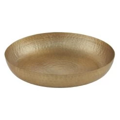 American Metalcraft ASEAG14 Gold Hammered 14 X 2.5" Seafood Tray