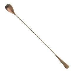 Mercer Culinary M37010ACP Antique Copper 13-3/16" Bar Spoon
