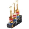 Cal-Mil 3666-13 Black ABS Plastic 3 Tier Bottle Riser