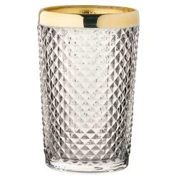Hospitality Glass HG90095G-006 Gold Rim 13.5 Oz. Hiball Glass - 6 / CS