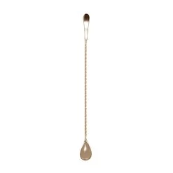 Cocktail Kingdom BSP-HOF33G Gold Plated S/S Twisted Stem 13-1/8" Bar Spoon