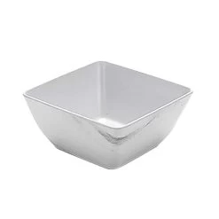 American Metalcraft MWMSQ7 White Marble Melamine 7" Square Bowl