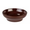 Thunder Group ML351C1 Chocolate 4.5 Ounce Melamine Salsa Dish - Dozen