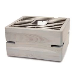 D.W. Haber DWFB116WDGW Fusion Buffet Gray Square 11" X 11" X 6" Riser