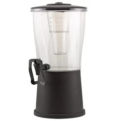 Service Ideas CBDRP3BLHF Trans/Black Hands-Free Round 3 Gal. Dispenser