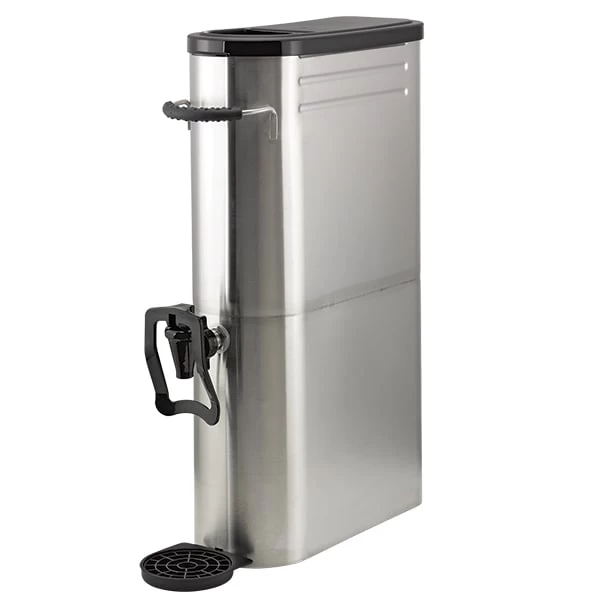 Service Ideas ITSLS5GPLHF S/S Hands-Free Slim 5 Gallon Tea Urn