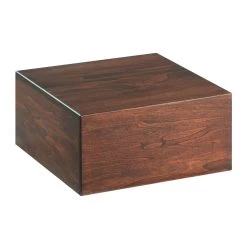 Cal-Mil 432-6-78 Mid-Century Walnut 12" X 12" X 6-1/4" Riser