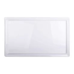 Elite Global Solutions M1321-W Vogue 21" X 13" White Rectangle Platter
