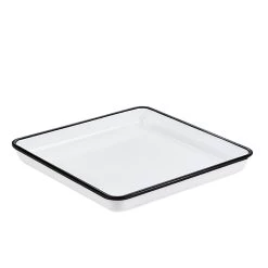 American Metalcraft MRSW9 Endurance Black/White 9-7/8" Platter