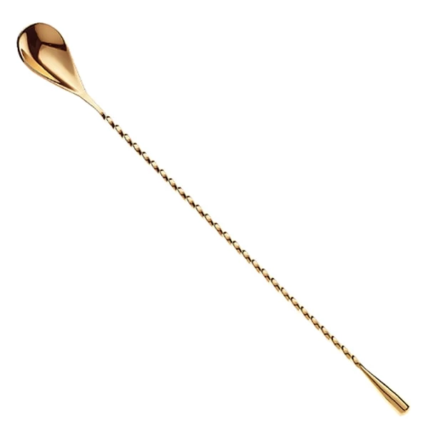 Mercer Culinary M37012GD Barfly Gold Plated S/S 11-13/16" Bar Spoon