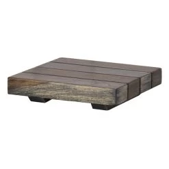 D.W Haber DWFBWD66SAG Ash Gray 6" X 6" Wood Riser Tile