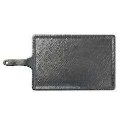 TableCraft MSP4520 Black Frostone 13" X 8.75" Serving Paddle