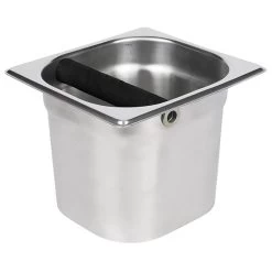 Winco SCD-5 S/S 7" X 6"5-7/8" Coffee Knock Box