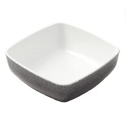American Metalcraft GGSB5 White/Black Speckled 12.5 Ounce Square Bowl