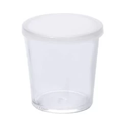 American Metalcraft PMC2 2 Ounce Mini Cup With Lid - 12 / PK