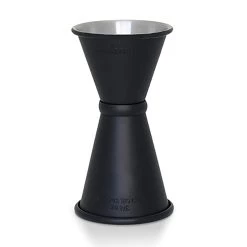 Cocktail Kingdom JIG-JAP1234MB Black Japanese 1/2 Oz / 3/4 Oz Jigger