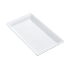 American Metalcraft MEL12 Endurance 12" White Platter - 24 / CS