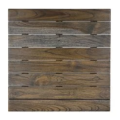 D.W Haber DWFBWD1414SAG Fusion Ash Gray Wood 14" X 14" Riser Tile