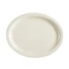 CAC China NRC-13 American White 11-1/2" X 9" Platter - Dozen