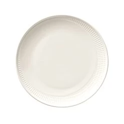 Syracuse China 968001519 Zipline White 10-5/8" Plate - 12 / CS