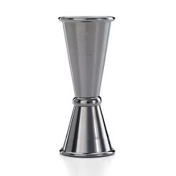 Mercer Culinary M37003BK Gunmetal 1 Oz. /1.5 Oz. Japanese Jigger