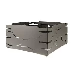 D.W. Haber DWFB147BK Fusion Black Steel 14" X 14" X 7" Riser