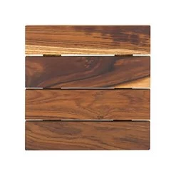 D.W. Haber DWFBWD66ST Fusion Buffet Teak Wood 6" Square Shelf/Tile