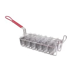 TableCraft TB60 Nickel Plated Steel 6-Shell Taco Basket