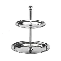 American Metalcraft STS2 S/S 7-3/4 X 5-5/8" Two-Tier Stand