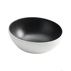 American Metalcraft LFTBB9 Lift White/Black 68 Ounce Angled Bowl