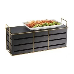 Cal-Mil 22087-9-90 Empire Black Metal 20.5" X 7" X 9" Display Riser