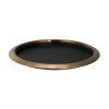 Service Ideas TR1614RIRG S/S 16" Round Tray With Rose Gold Finish