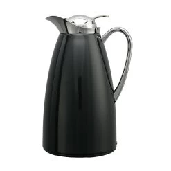 Service Ideas CJZ1BLK Black S/S Classy 34 Ounce Carafe