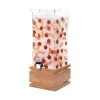Rosseto LD131 4 Gallon Beverage Dispenser With Square Bamboo Base