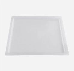 Rosseto BKM021 Frosted Acrylic 19.25 X 14.125" Bakery Tray