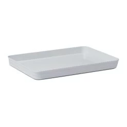 American Metalcraft BL11W Del Mar White 11-3/8 X 8-3/8 In. Lid/Platter