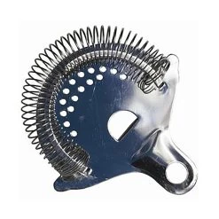 Spill-Stop 1010-0 S/S 1 Prong 4-1/4" Cocktail Strainer - Dozen