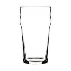 Hospitality Glass HGV4385-012 Nonic 20 Ounce Beer Glass - 12 / CS