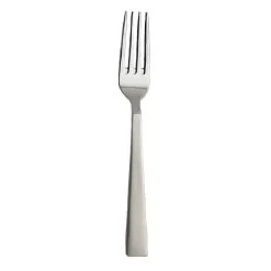 Folio 5741SX021 Ridge Satin S/S 8" Dinner Fork - Dozen