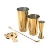 Mercer Culinary M37101GD Gold Plated S/S 5-Piece Bar Basics Set