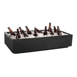 Iowa Rotocast 3151003 Black Chiller Countertop Beverage Cooler