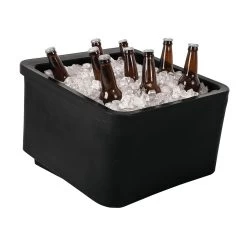 Iowa Rotocast 3151155 Black Maximizer Countertop Beverage Cooler