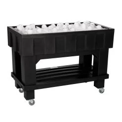 Iowa Rotocast 3151231 Black Texas Icer Portable Beverage Cooler