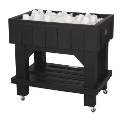 Iowa Rotocast 3151250 Black Texas Icer Jr Portable Beverage Cooler