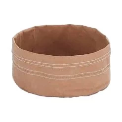 American Metalcraft KBK7 Khaki 7" X 4"H Kraft Bag