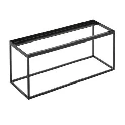 American Metalcraft BRR6 Black Metal 15 X 5.5 X 6 Twilight Riser