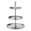 American Metalcraft STS3 S/S Round 3 Tier Display Stand