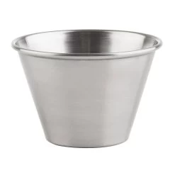 TableCraft 5072 Stainless Steel 4 Ounce Sauce Cup - Dozen