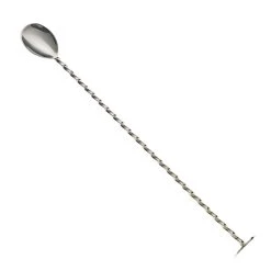 Mercer Culinary M37018 S/S 11" Muddler End Bar Spoon